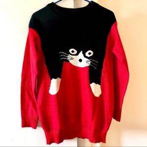 Cute Kitty Cat Sweater